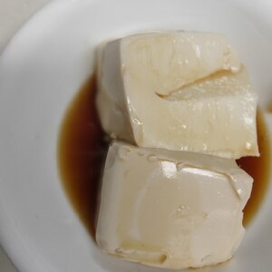 昆布とポン酢の湯豆腐